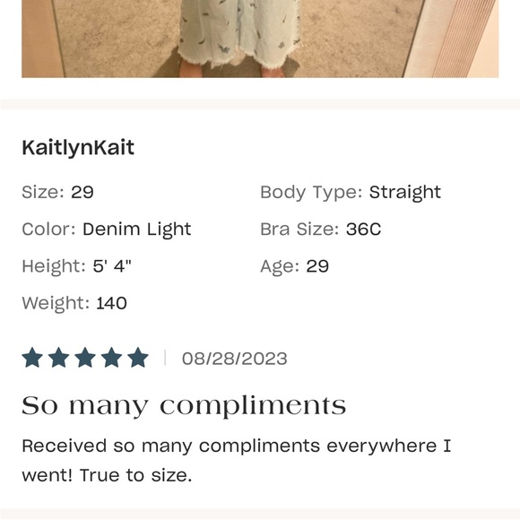 DRIFTWOOD | Floral Embroidered Gaucho Wide Leg Jeans - Picture 11 of 11